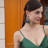 Hand-Woven Devil's Eye Earrings